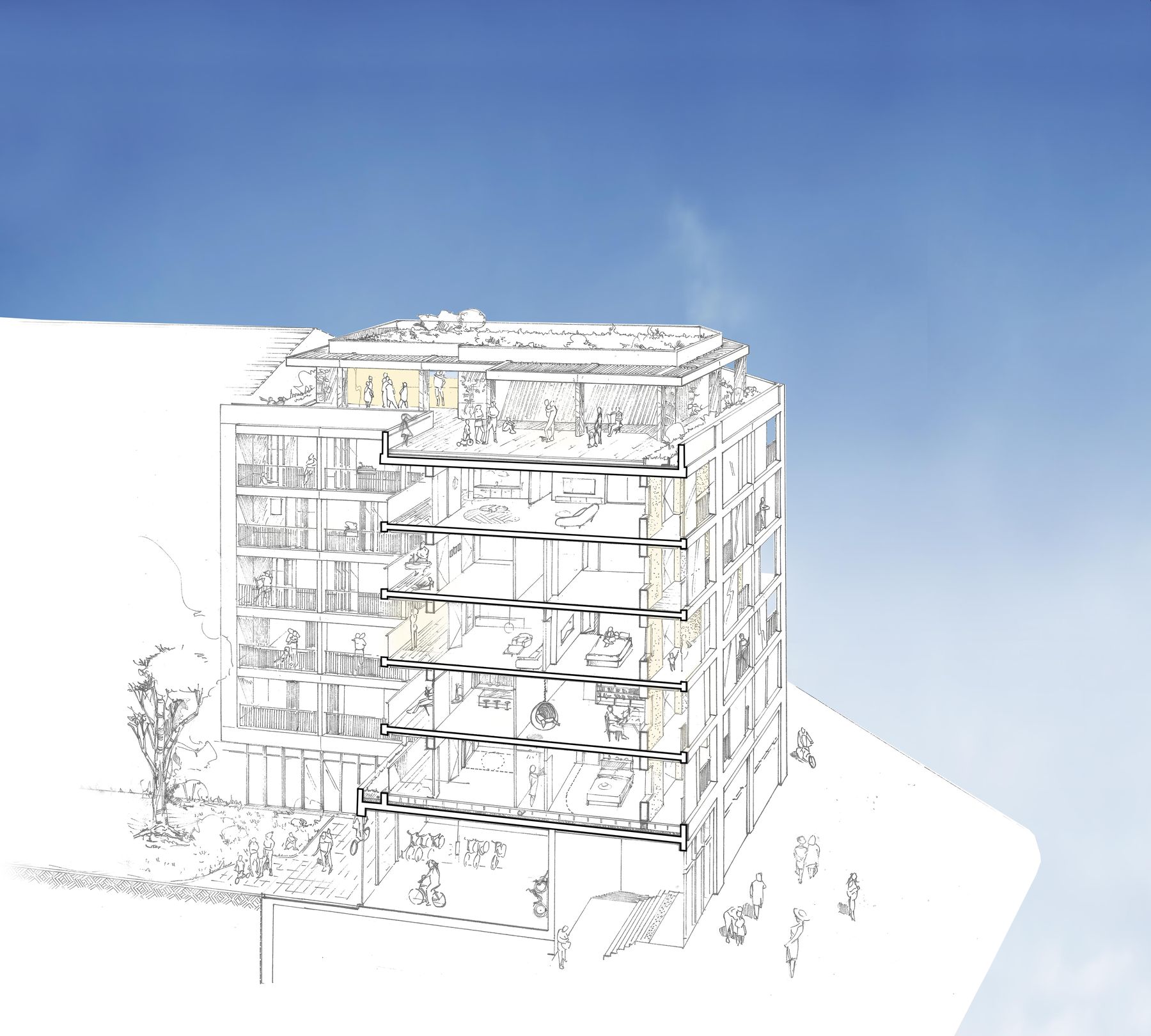 68 logements évolutifs — vue 2