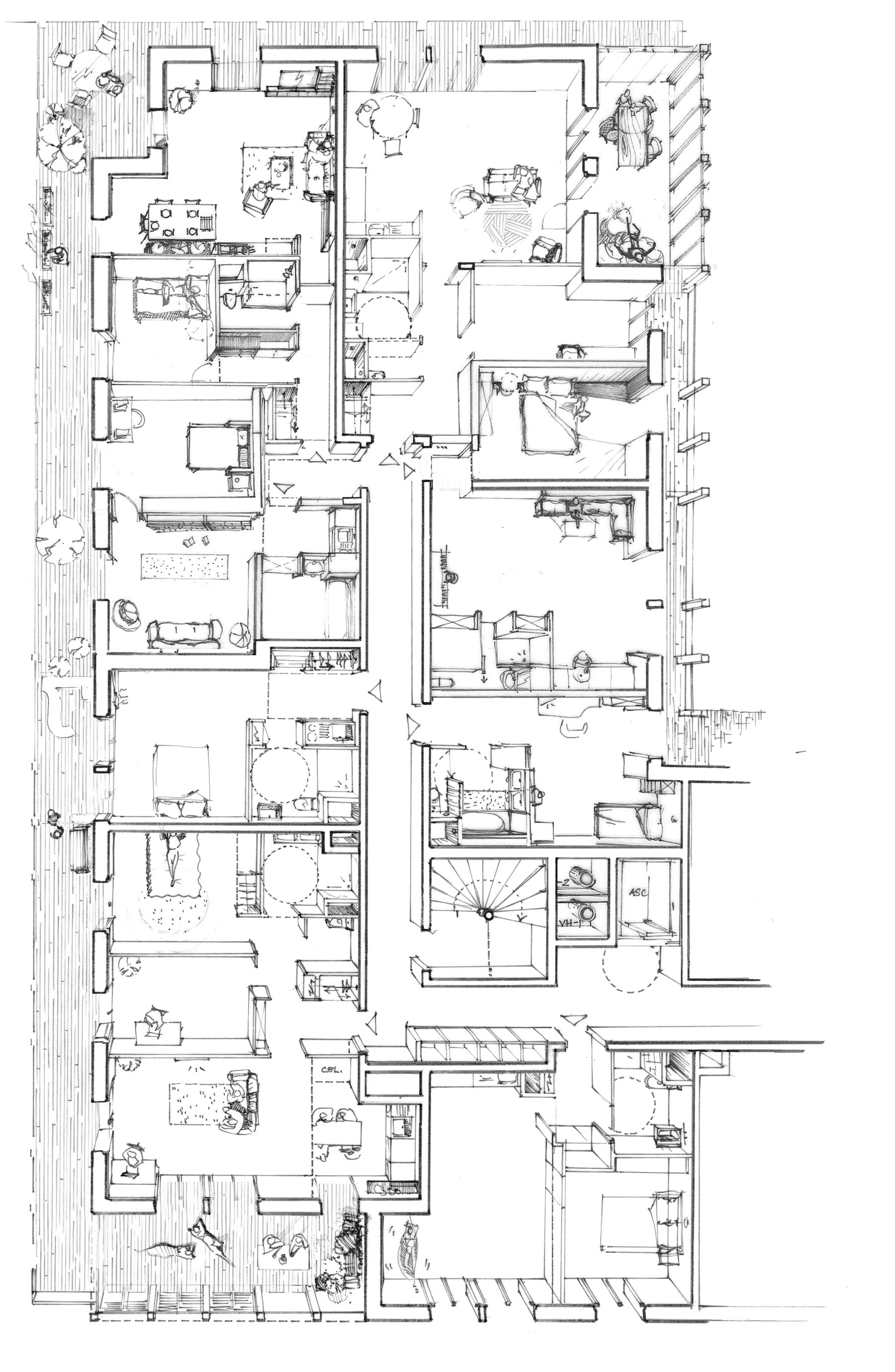 Programme mixte — bureaux & 74 logements — vue 2